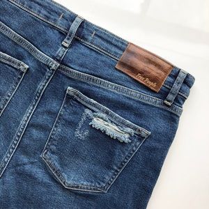 Free People Jeans - FREE PEOPLE Color Block Crop Jeans Free People Jeans - FREE PEOPLE Color Block Crop Jeans